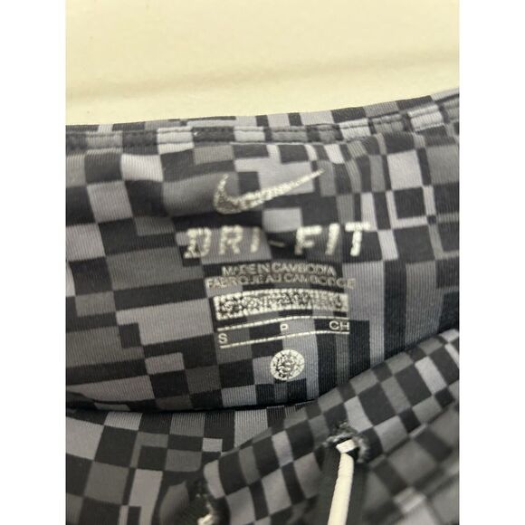 Nike Leggings Running Dry Fit Black and Gray Workout Sports Pants Size S - Picture 8 of 10